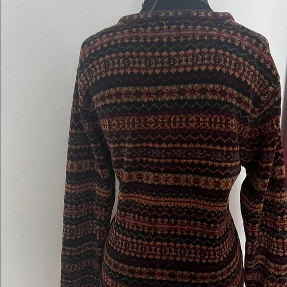 Dress Barn Multicolor Patterned Cardigan - Picture 4 of 5